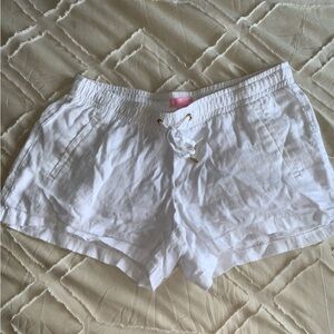 Lilly Pulitzer White linen shorts Size Medium